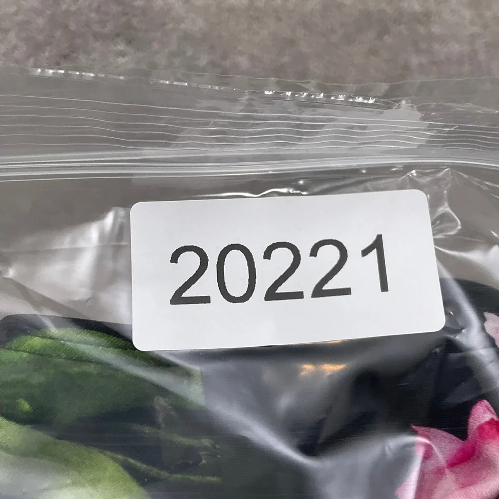 Ted Baker 1pc Swimsuit Women Medium  Black Floral Rose Garden Bustier Botanical - Picture 10 of 10